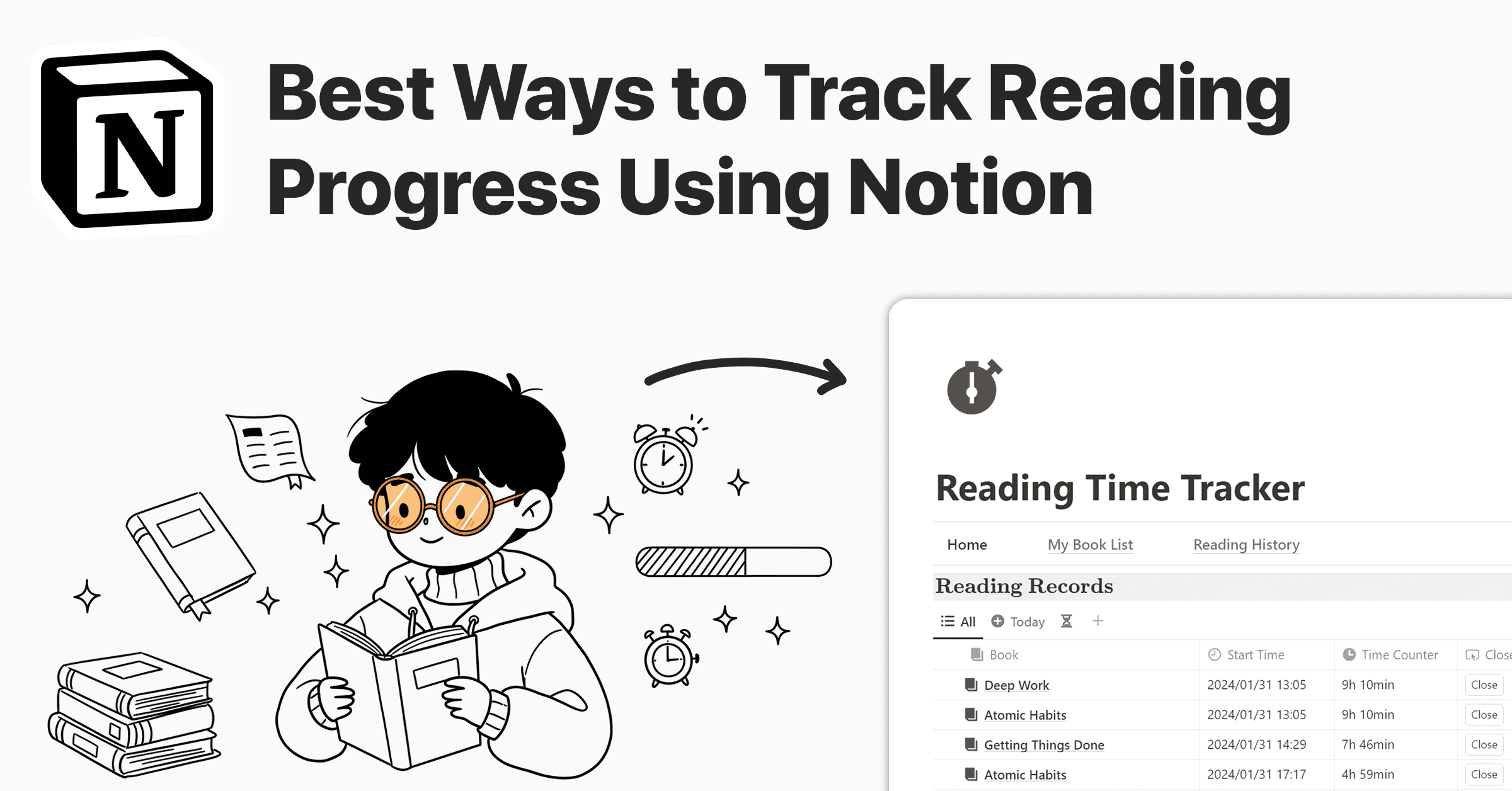 Featured Image of "Best Ways to Track Reading Progress Using Notion Book Tracker"