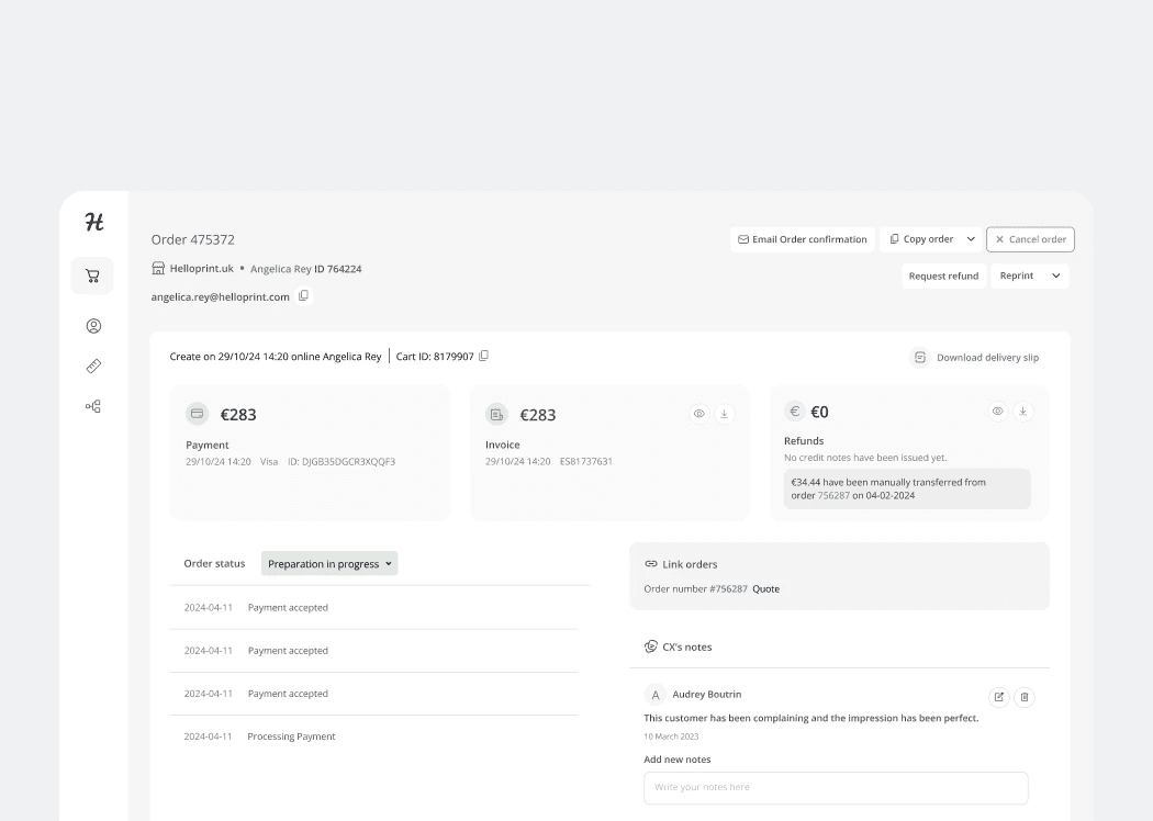 Improved traceability and fund transfer visibility