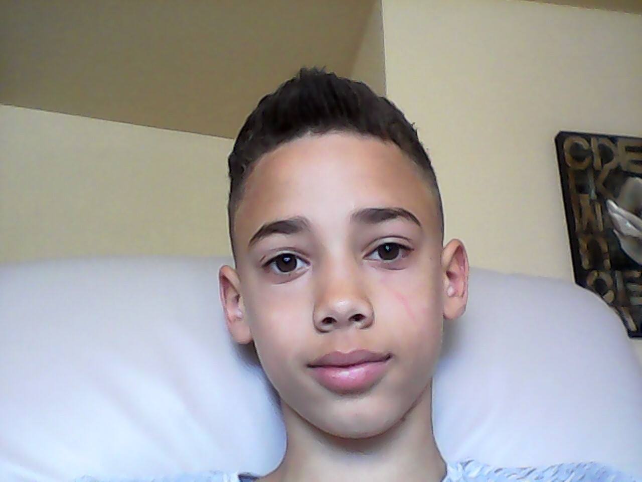 Profile portrait with natural lighting featuring long blonde hair