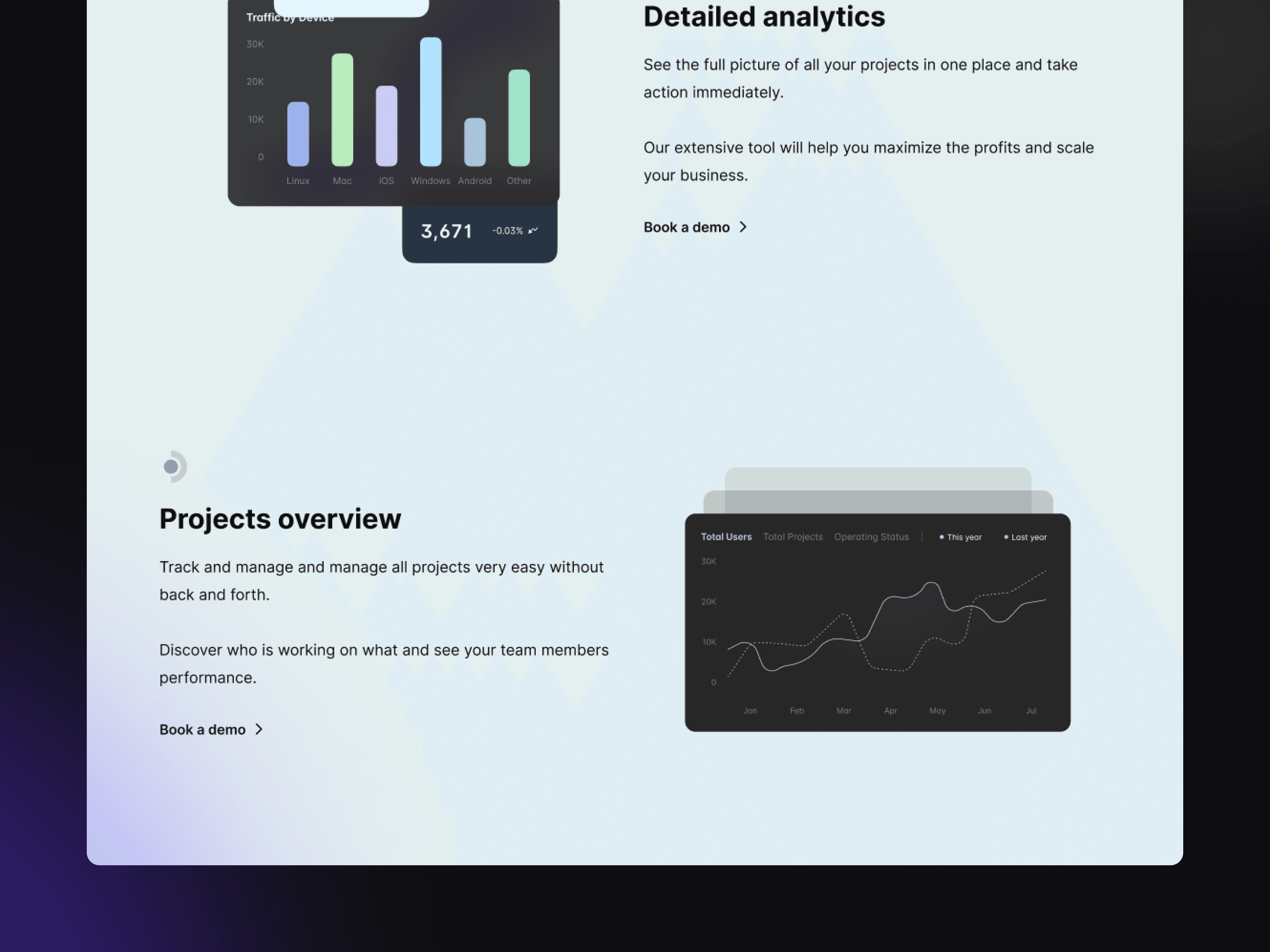 Sooner Framer template features