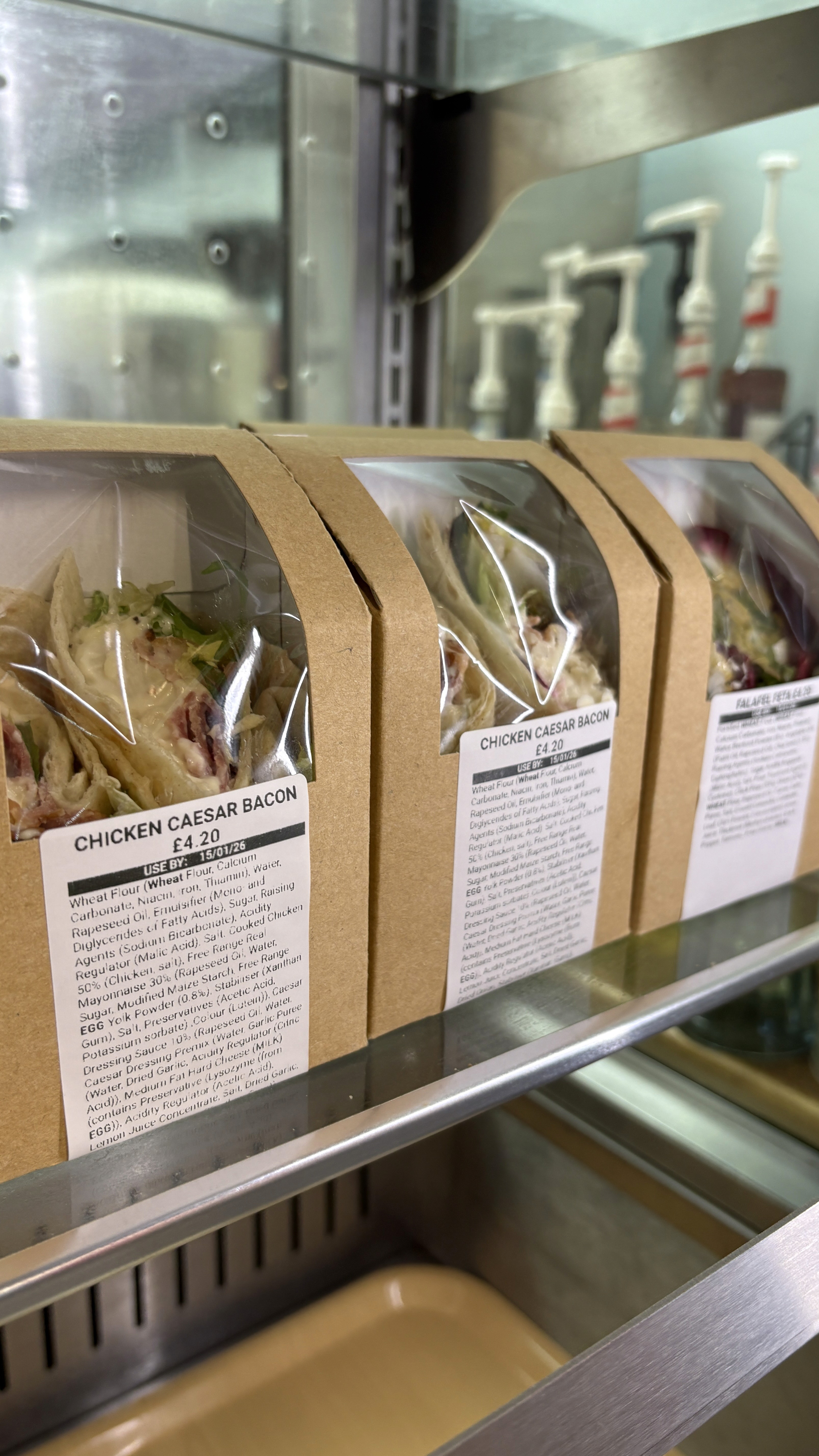 Labl.it PPDS labels on pre-packaged wraps