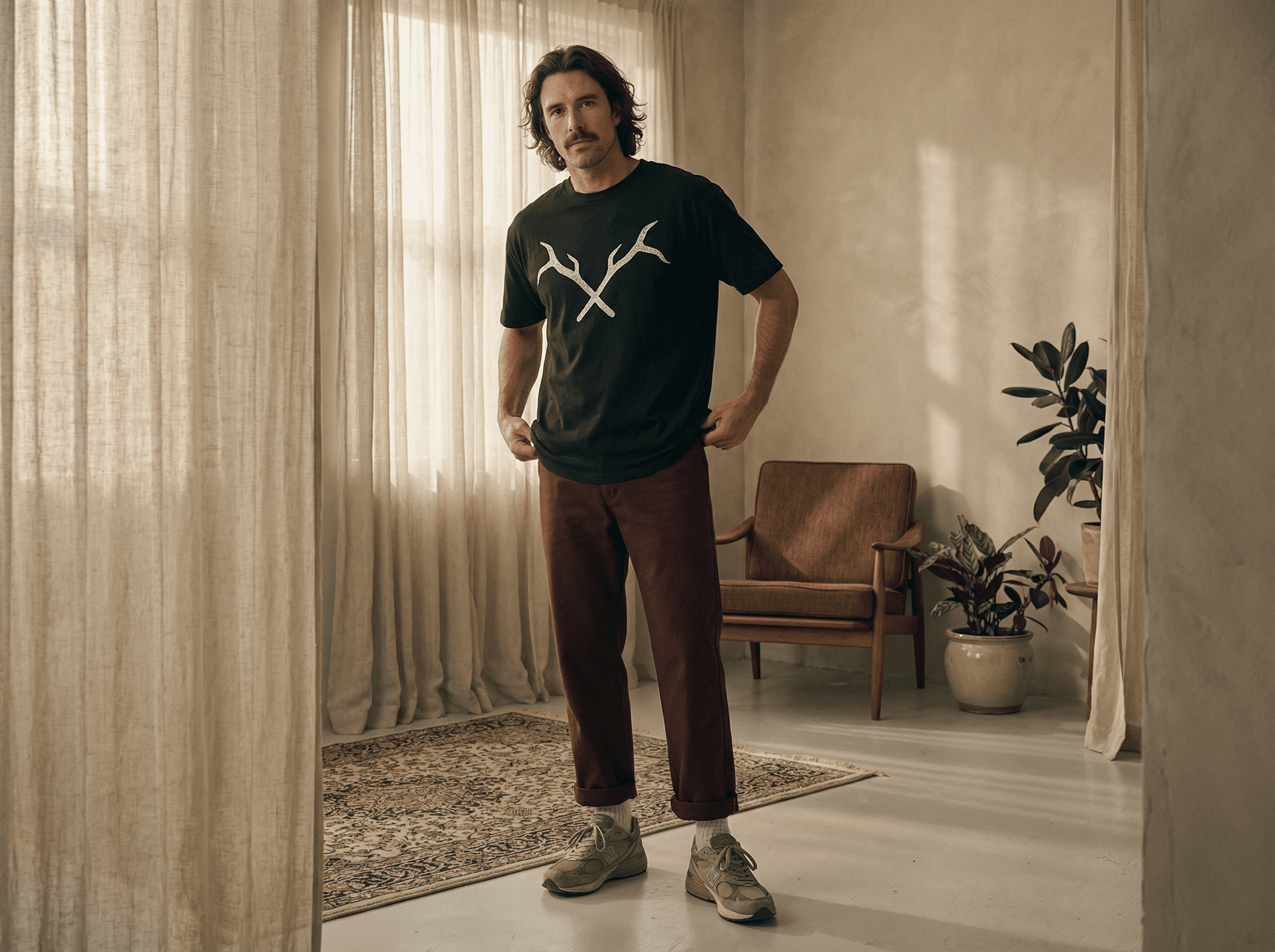 Streetside billboard with flyposters of the Batch.Works brand and illustrations