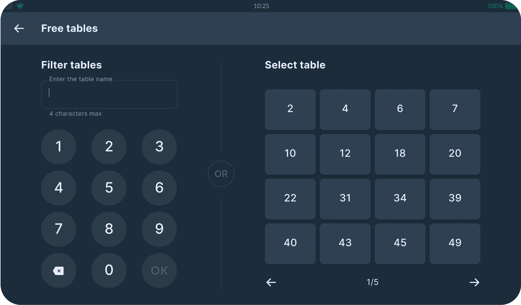 create table