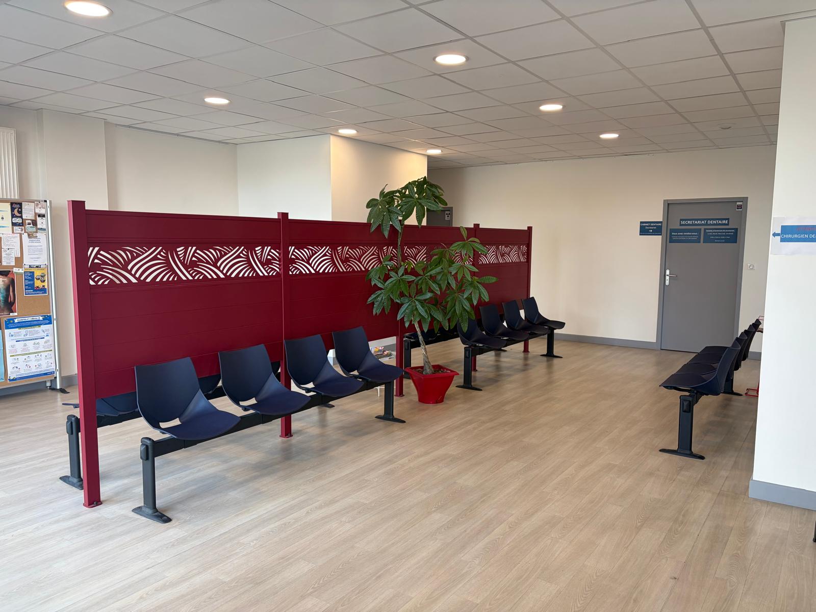 Salle d'attente du cabinet dentaire des Auxons