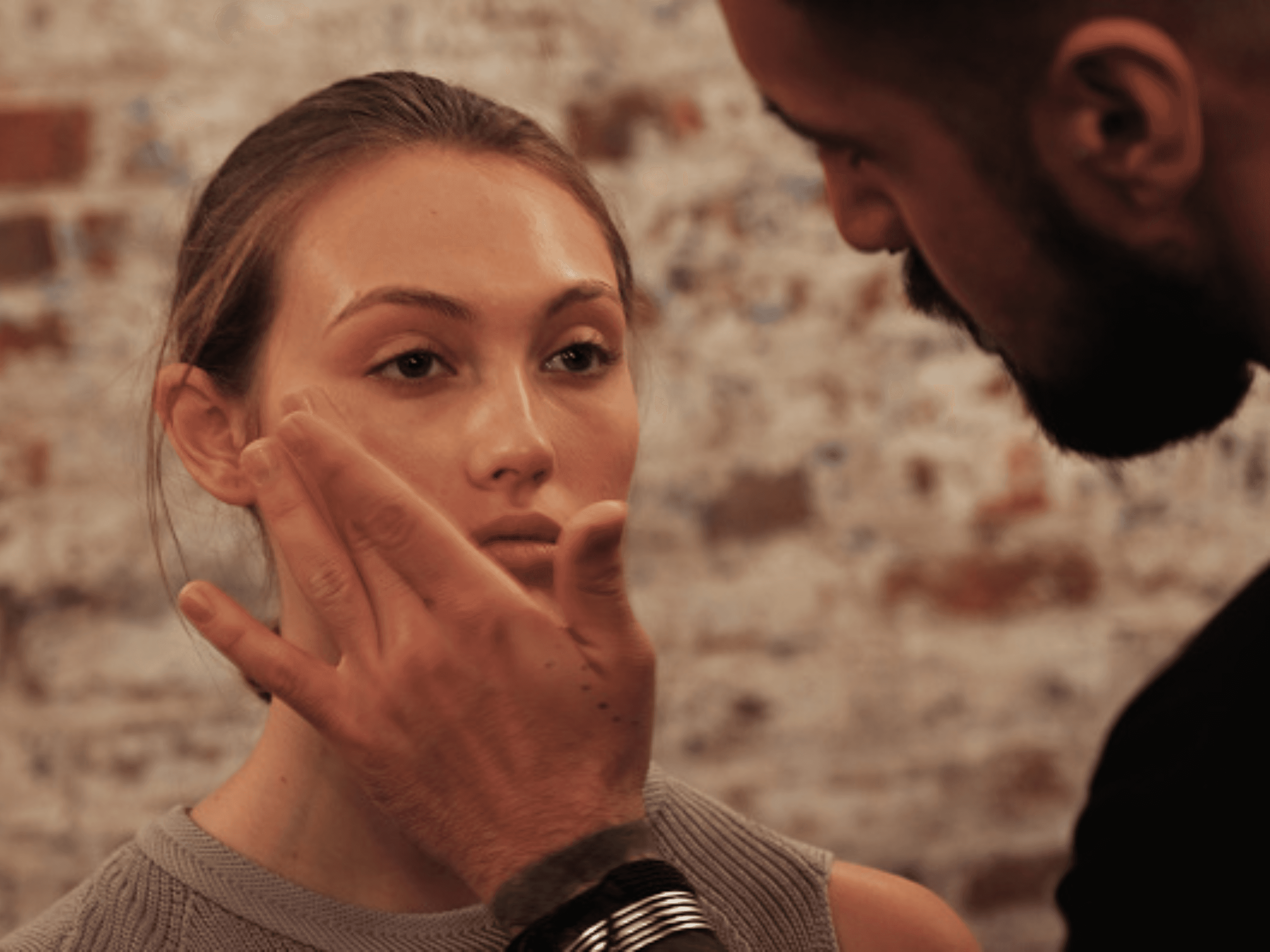 Behind the scenes at New York Fashion Week for Nicola Formichetti. Makeup by José Figueroa.