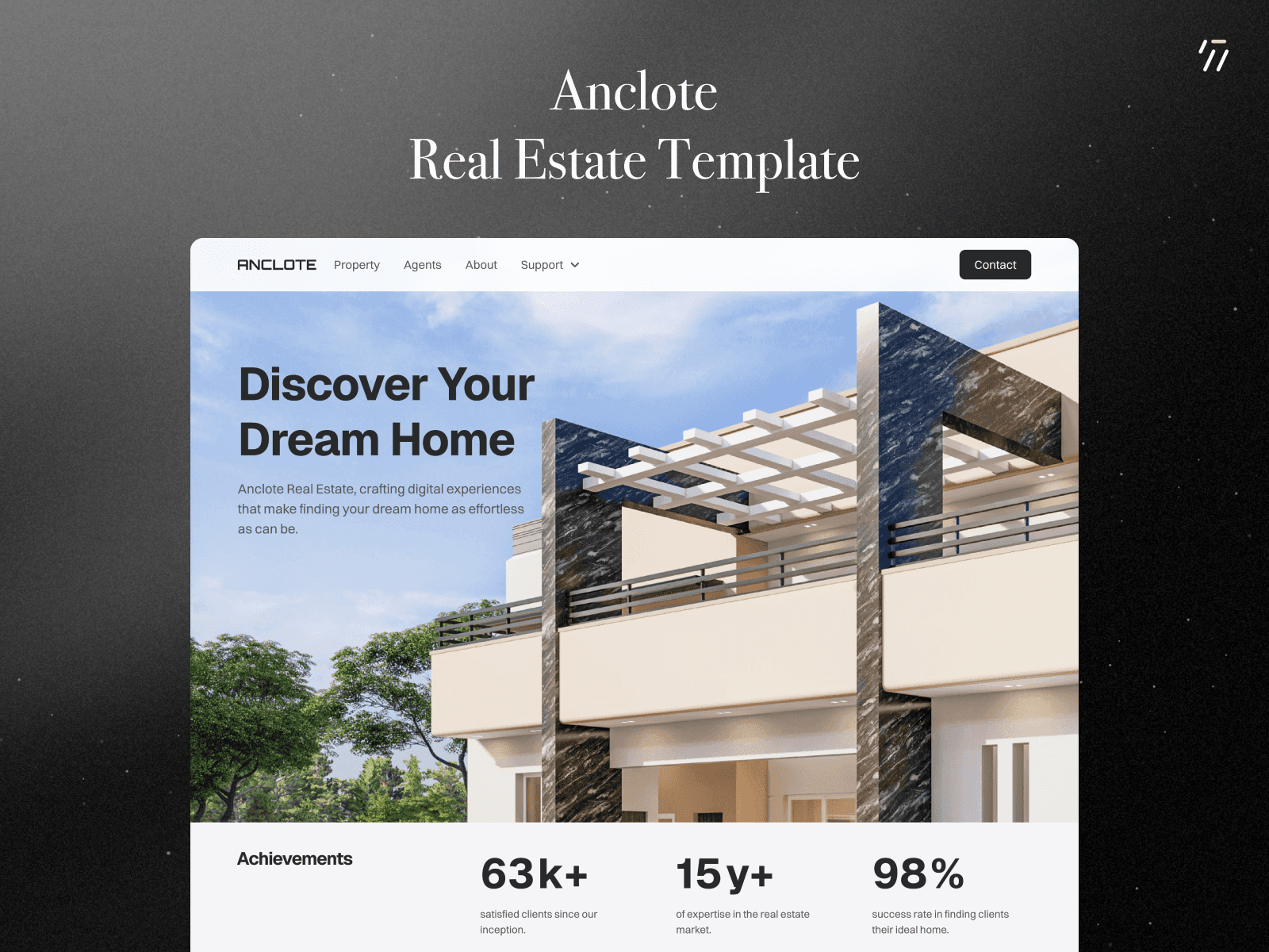 Anclote real estate template