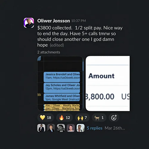 Oliwer Jonsson result screenshot