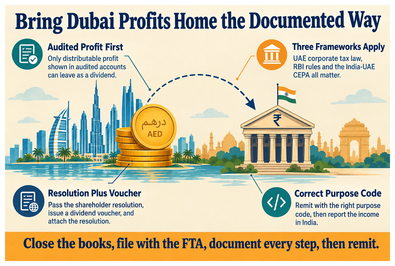 Infographic: Repatriating Profits From a Dubai Company to India