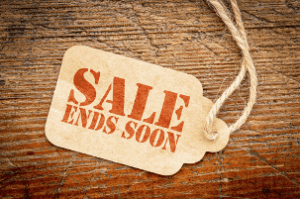 Sale ends soon card