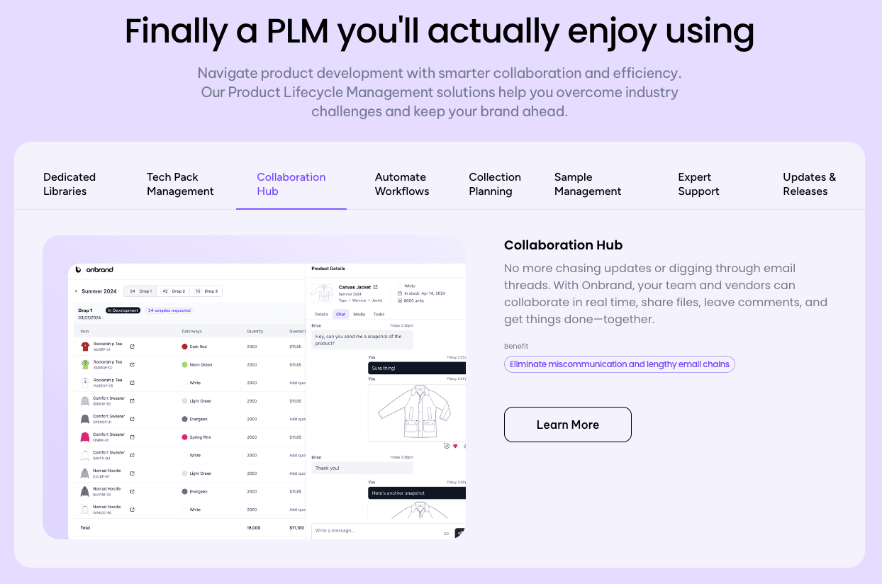 Onbrand PLM