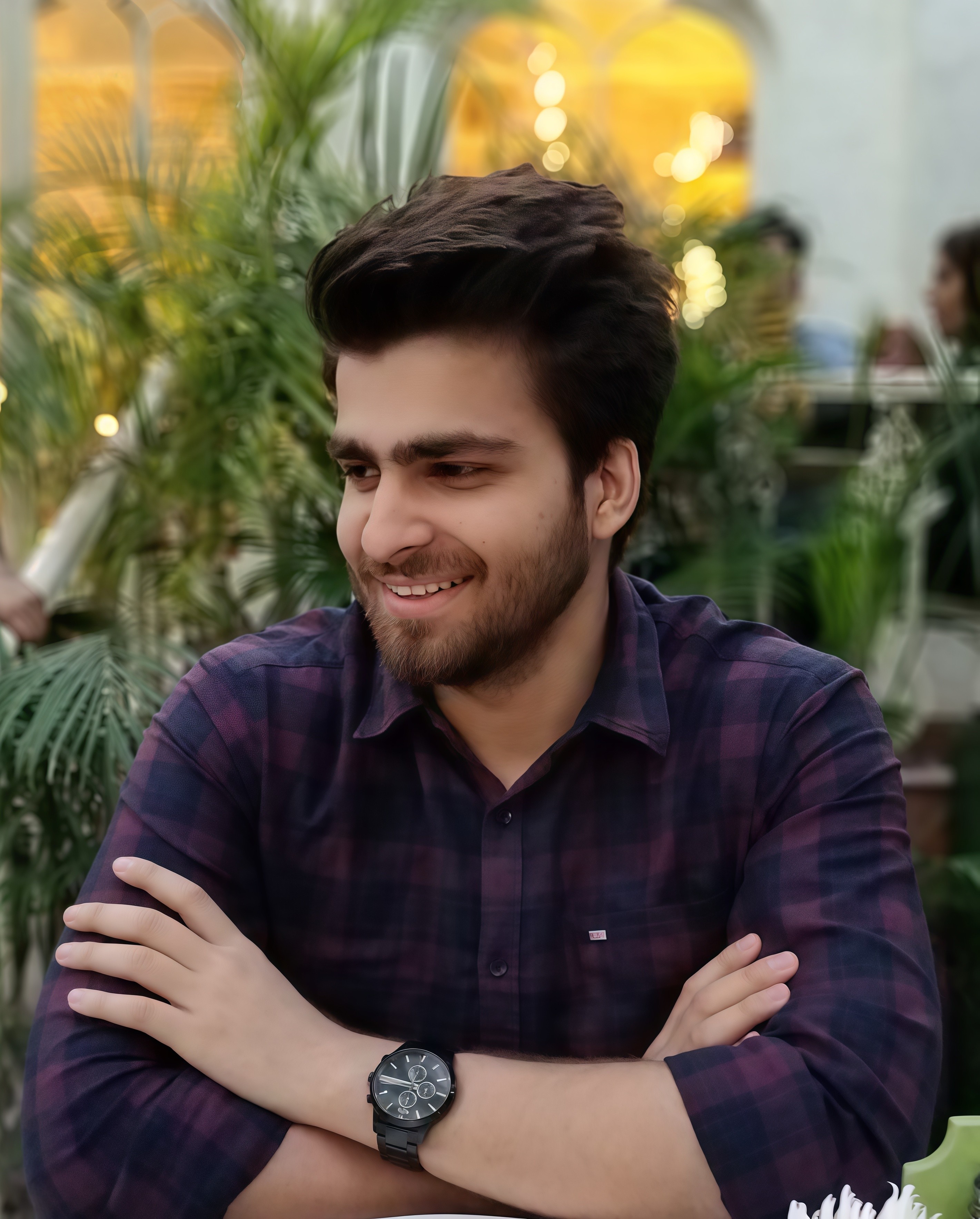 This is a portrait of Yatin Vijthe cofounder and CTO of shortlistd.io