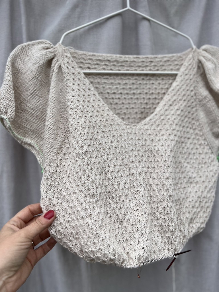 Honey Tee knitting pattern, photo 4