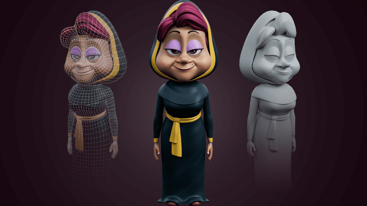 3D character render