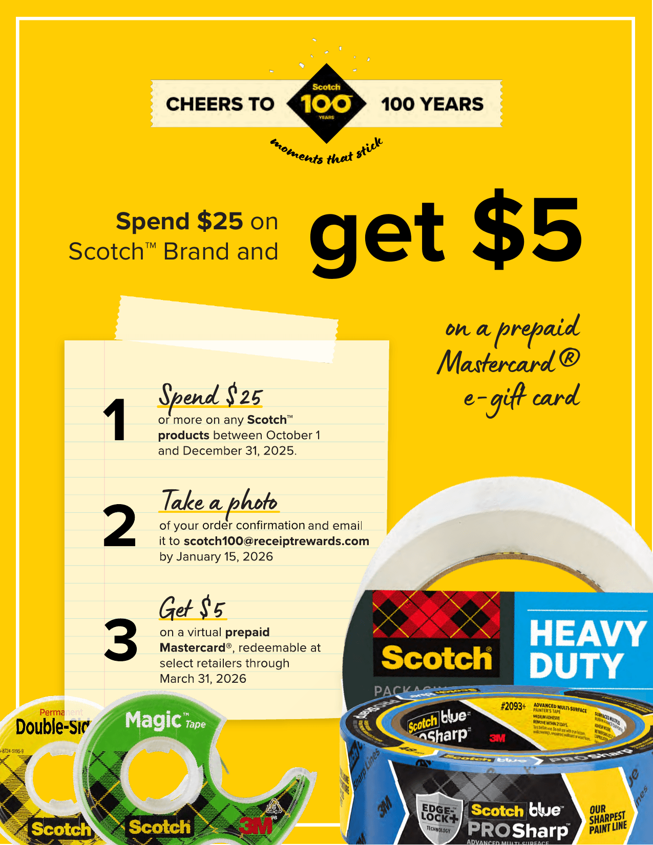 Gamma Communications retail activation for Scotch Brand 100 year milestone