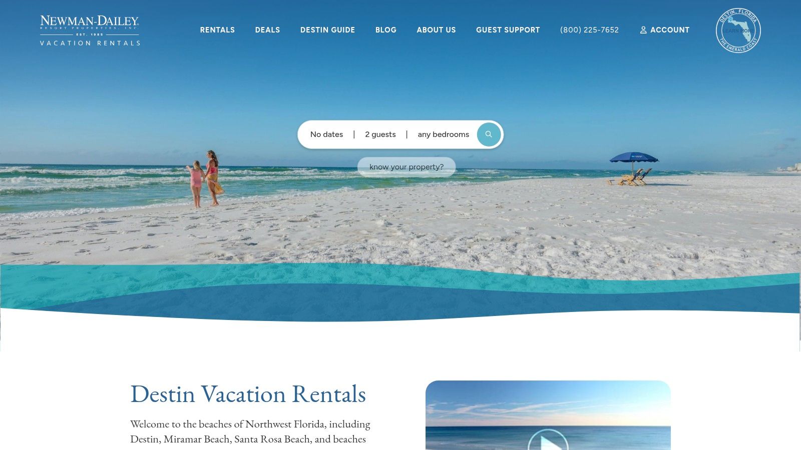 Newman-Dailey Resort Properties (DestinVacation.com)