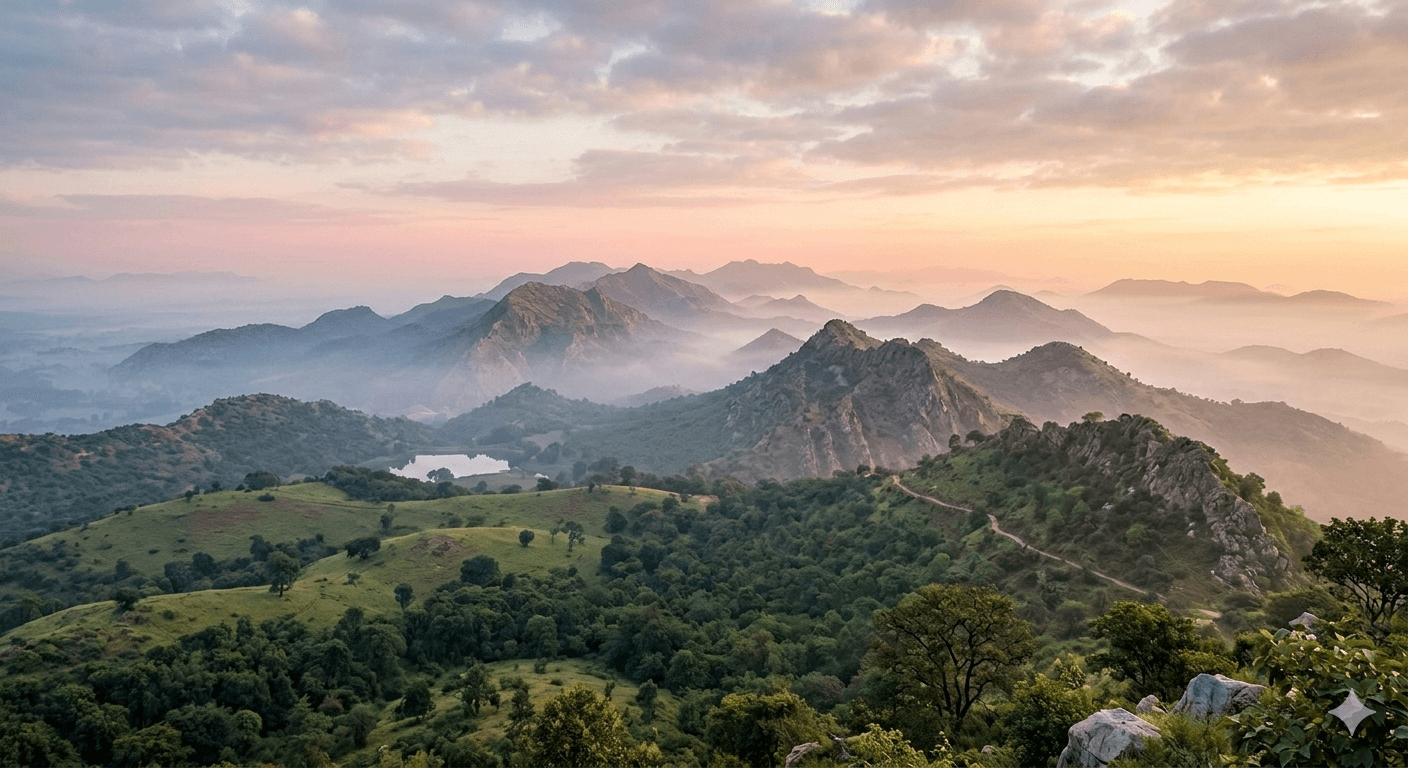 Scenic Aravalli mountain views from luxury residential balconies in Sector 79 Gurugram