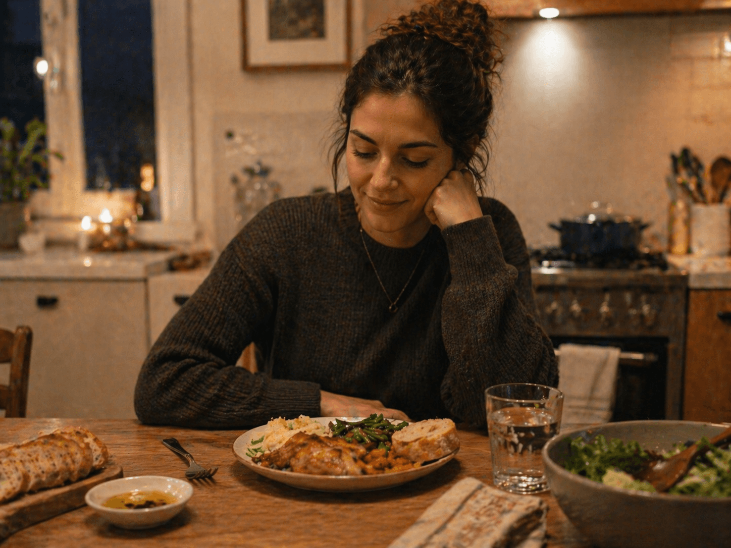 Woman eating a balanced meal — considering whether restrictive diets like keto are actually sustainable long-term