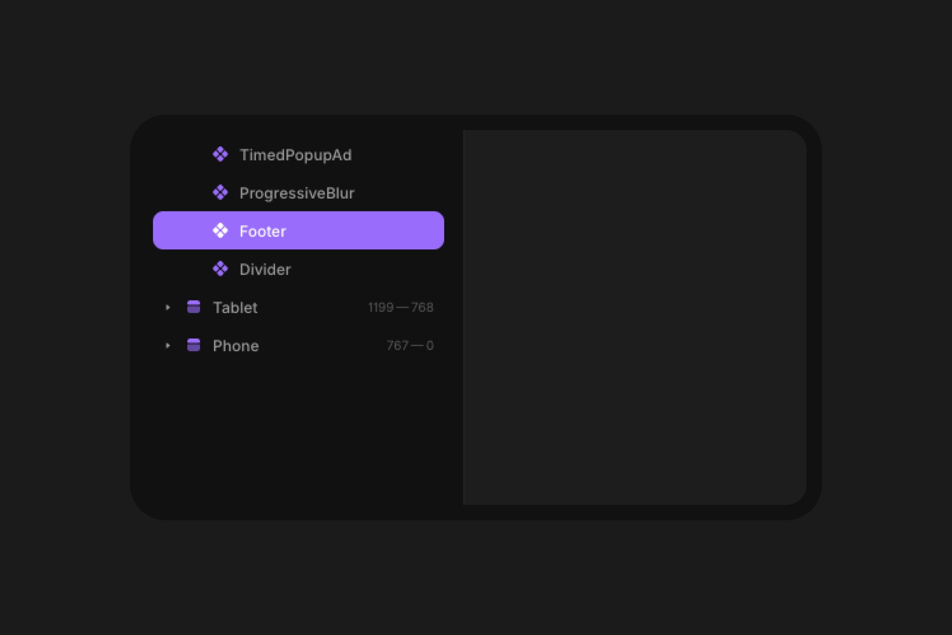 kosmetisk support page footer framer