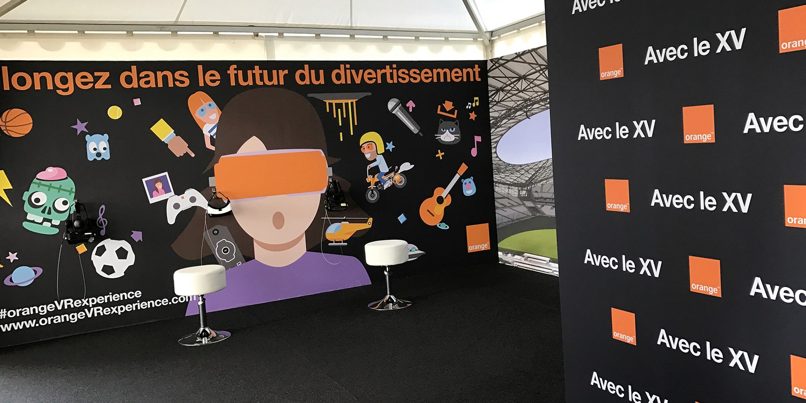 Stand Orange Top 14 par Expace