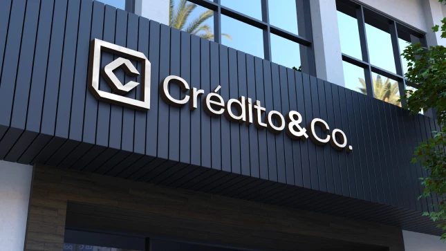 Capa do case Crédito & Co. com branding e web design para o setor financeiro.