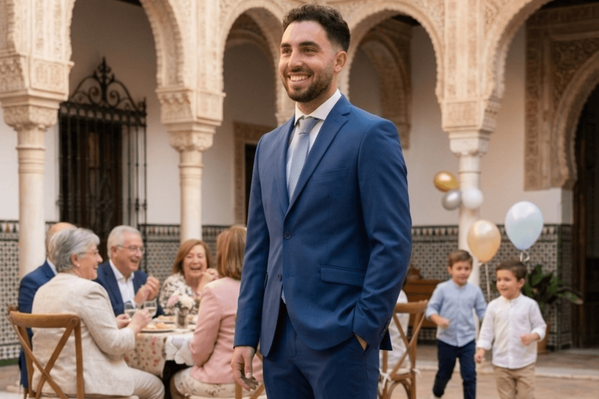 Woman in greenish shirt