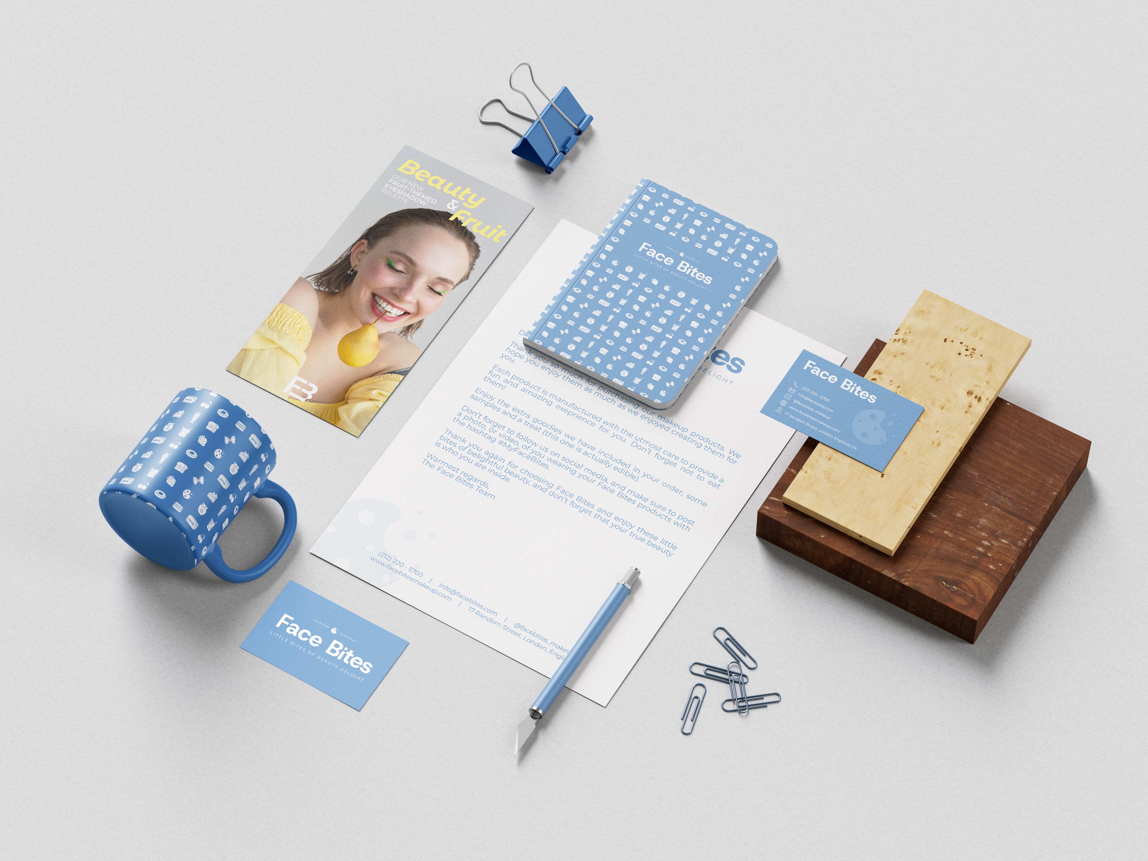 Stationery for Makeup Brand