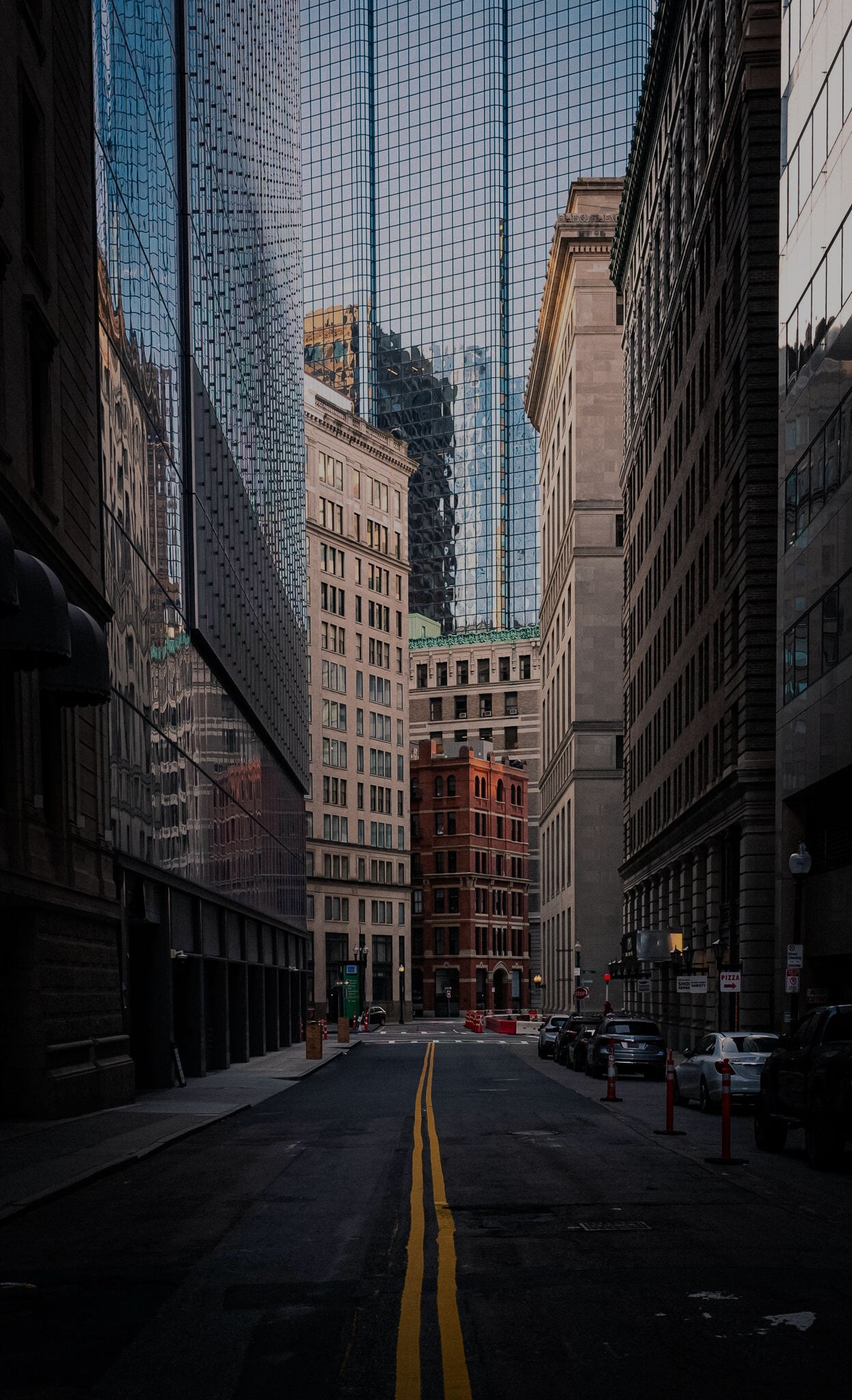 Office buildings in Downtown Boston