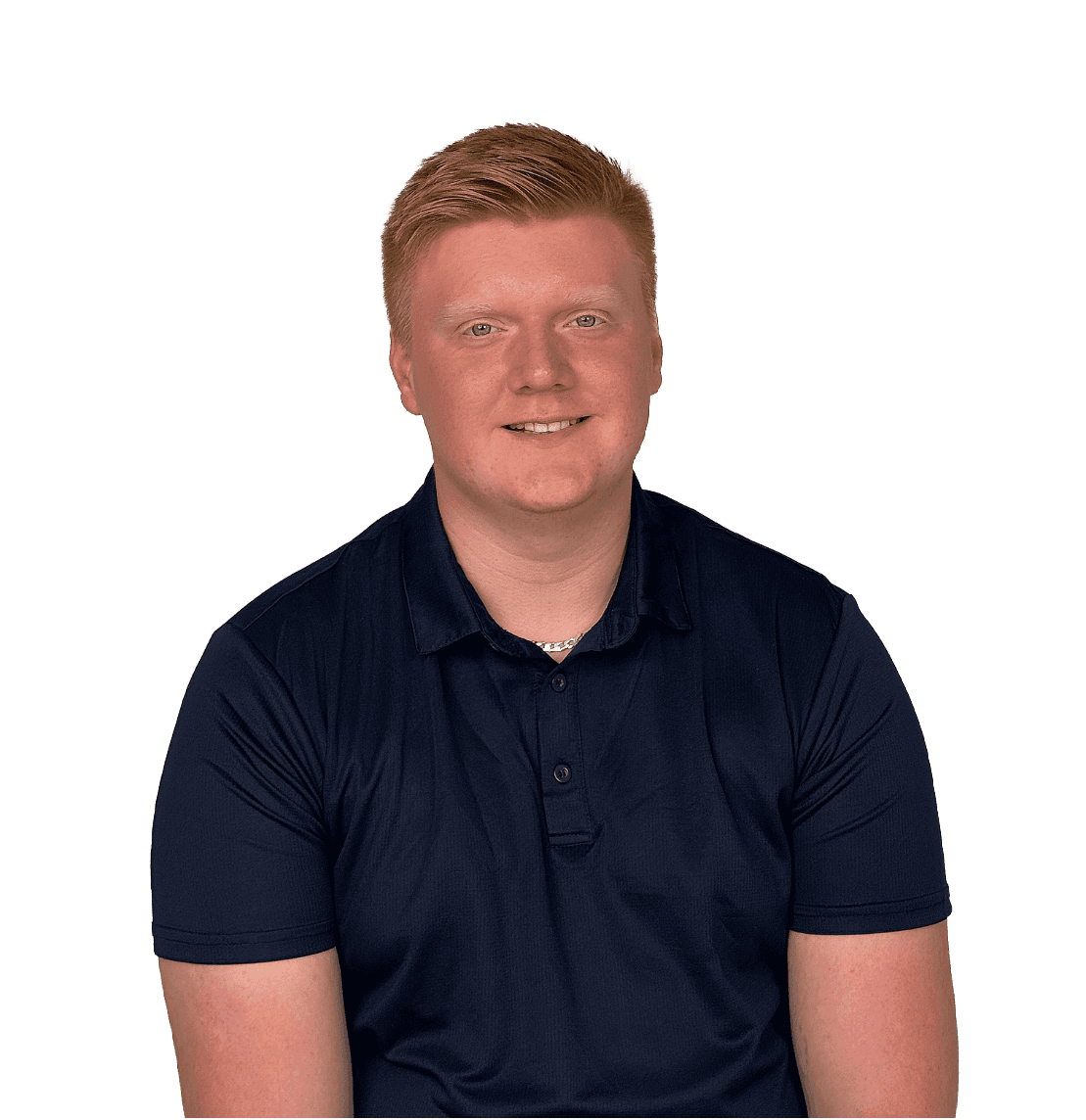 man wearing black crew-neck shirt and black cap in front of glass wall (Background Removed)