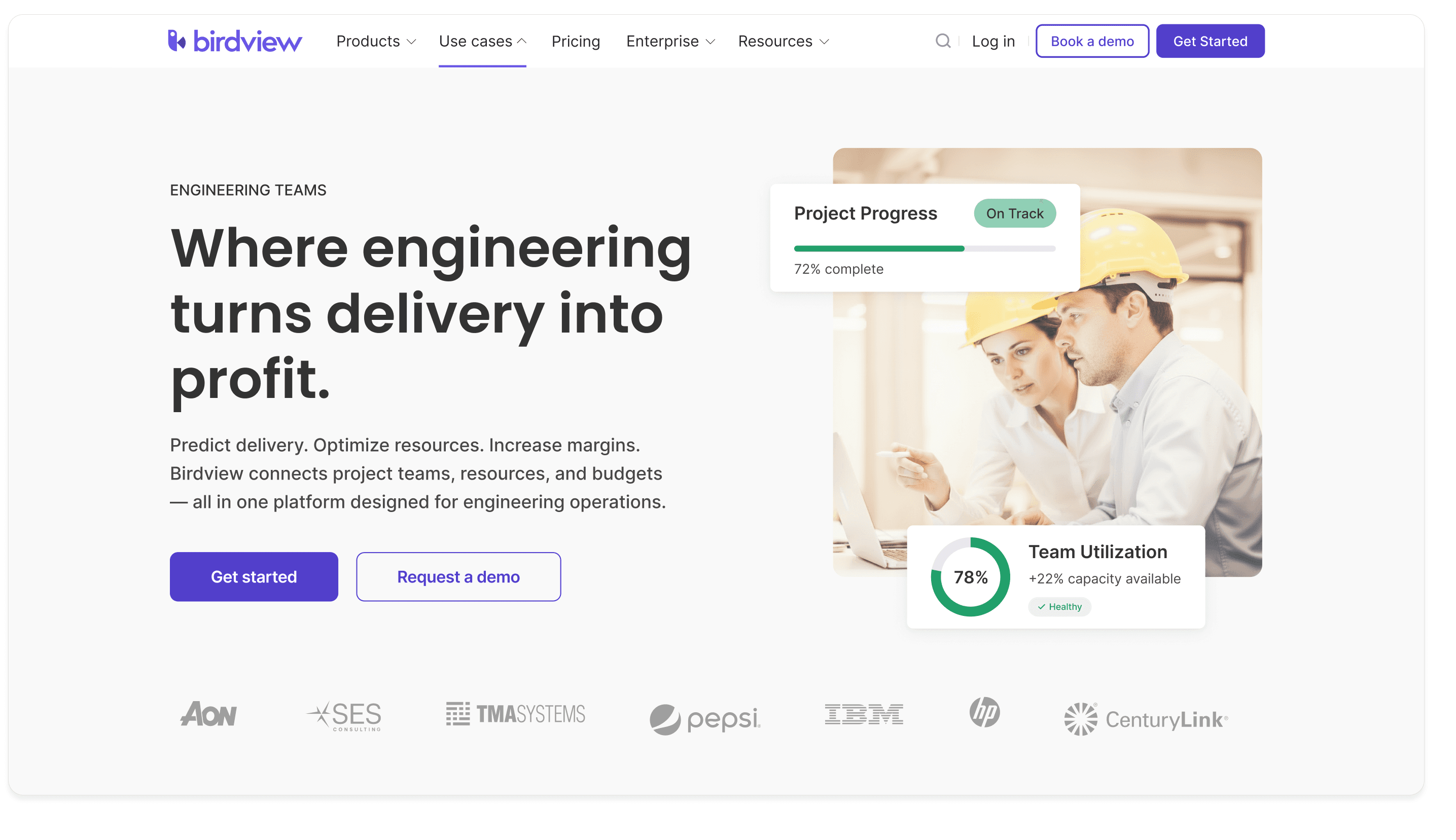 Phone showing Bloomy UI