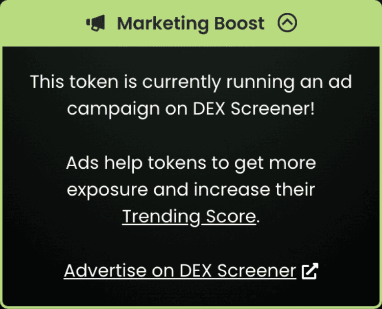 dexscreener ads