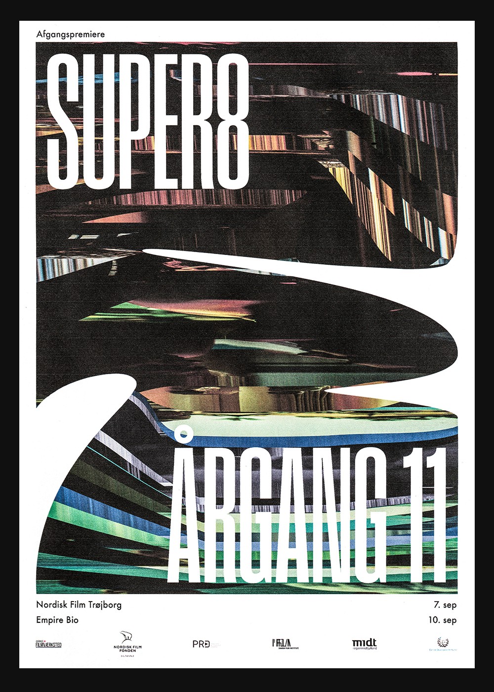 SUPER8 graduation film screening poster by Kjære Niko
