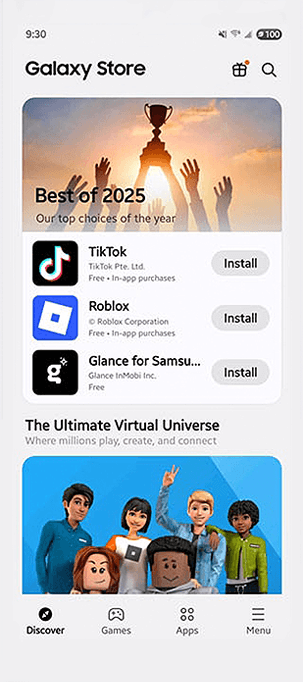App screenshot