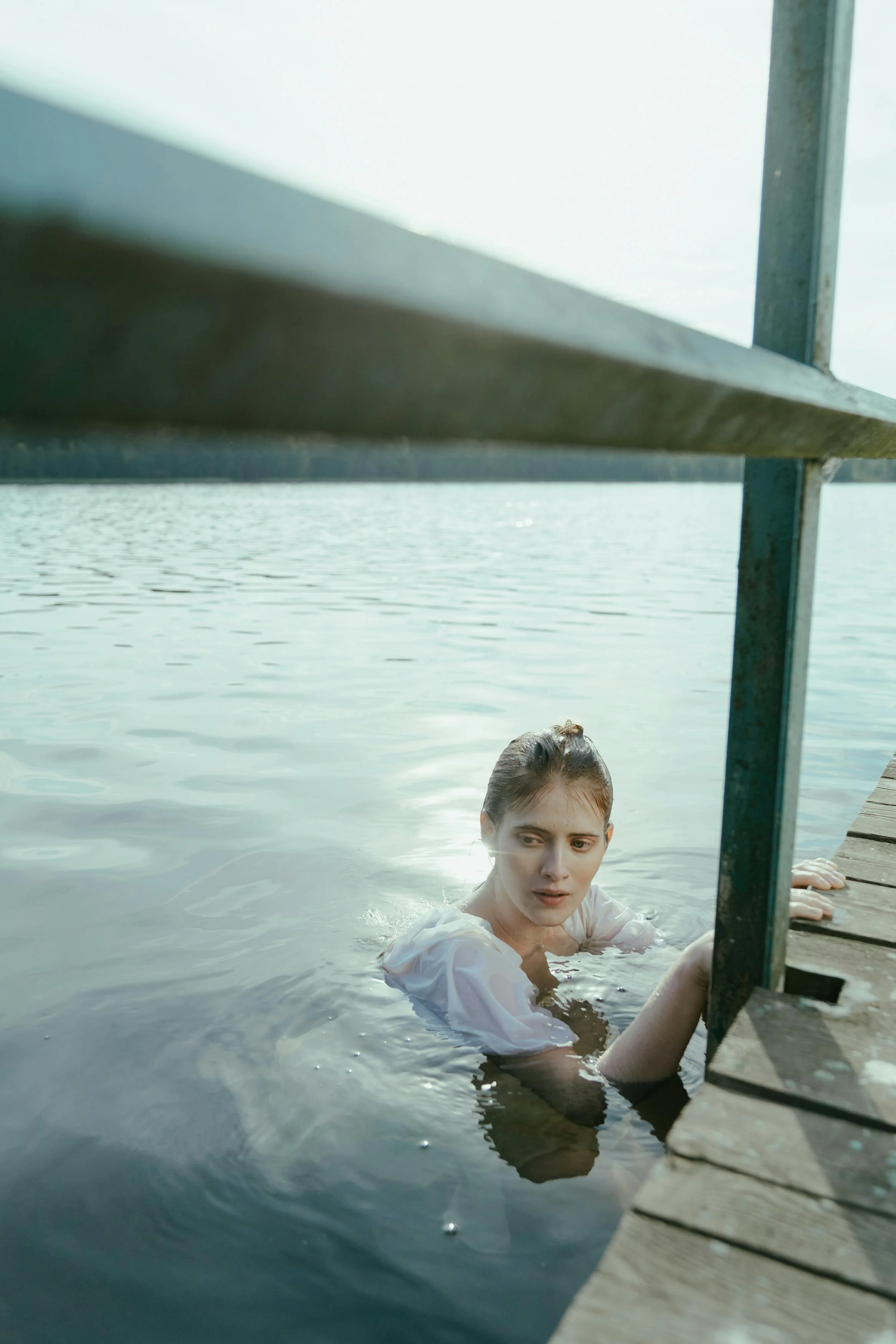 Aurora Sinclair underwater portrait