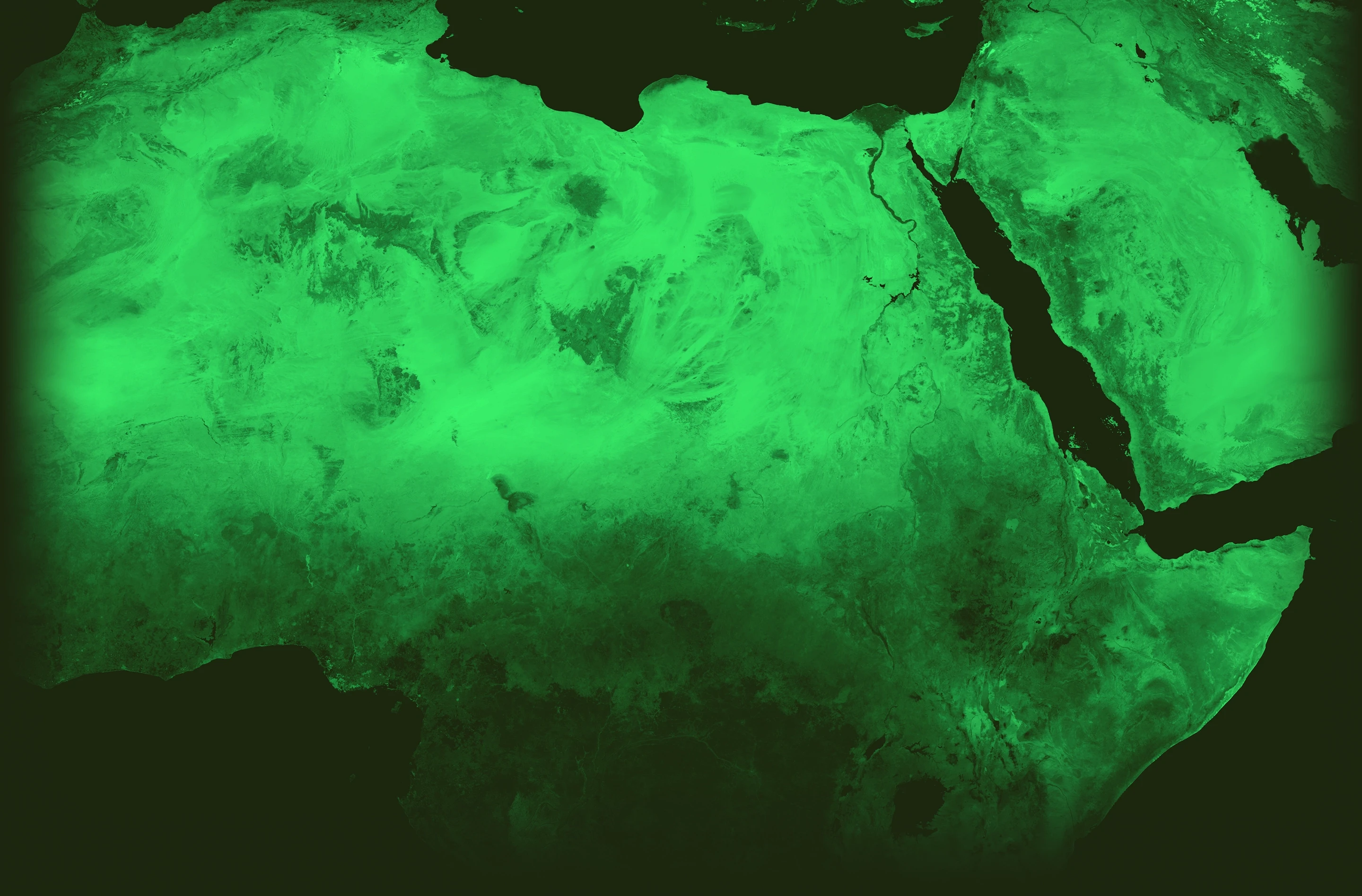 Topographical map of South America