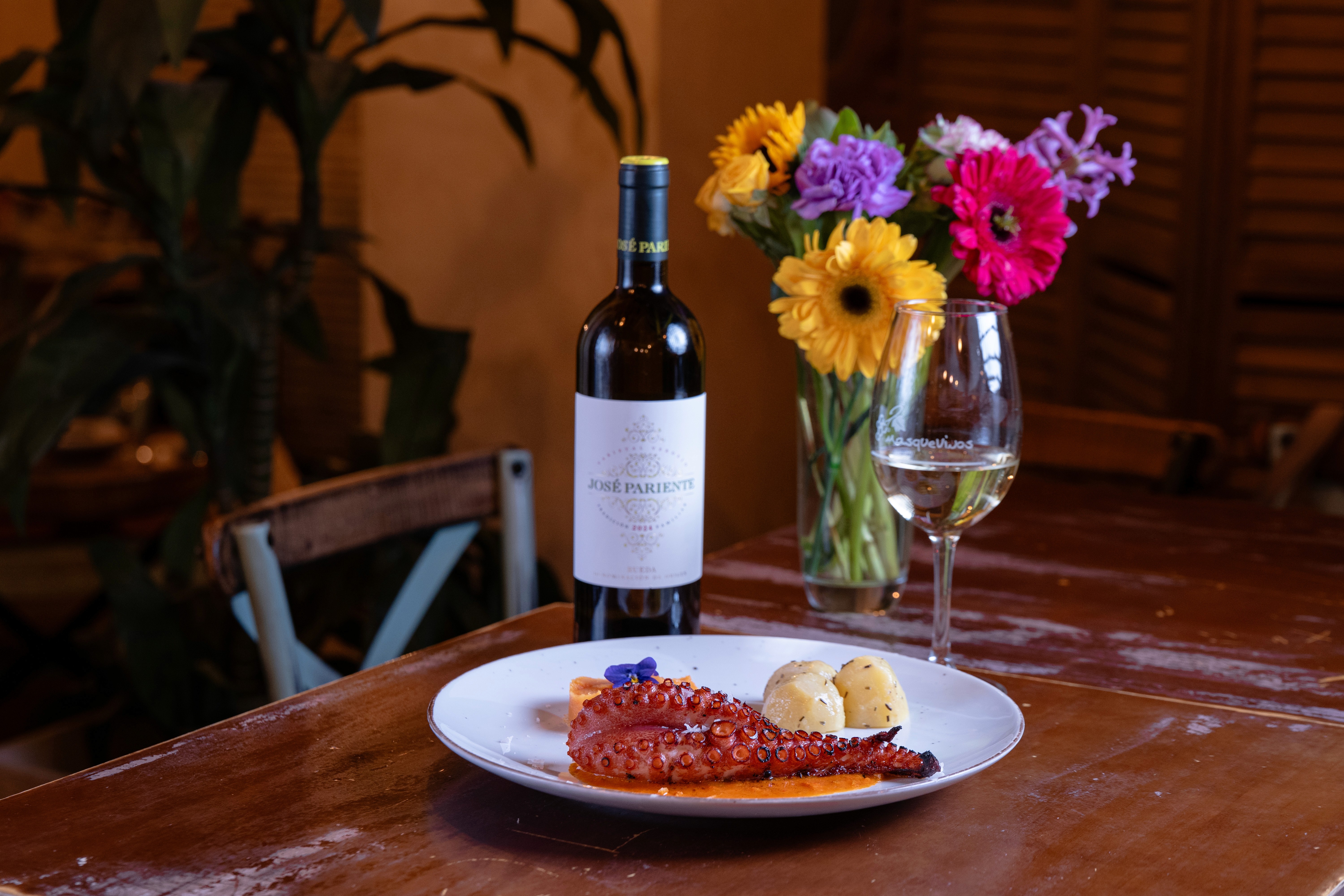 dining table in restaurant
