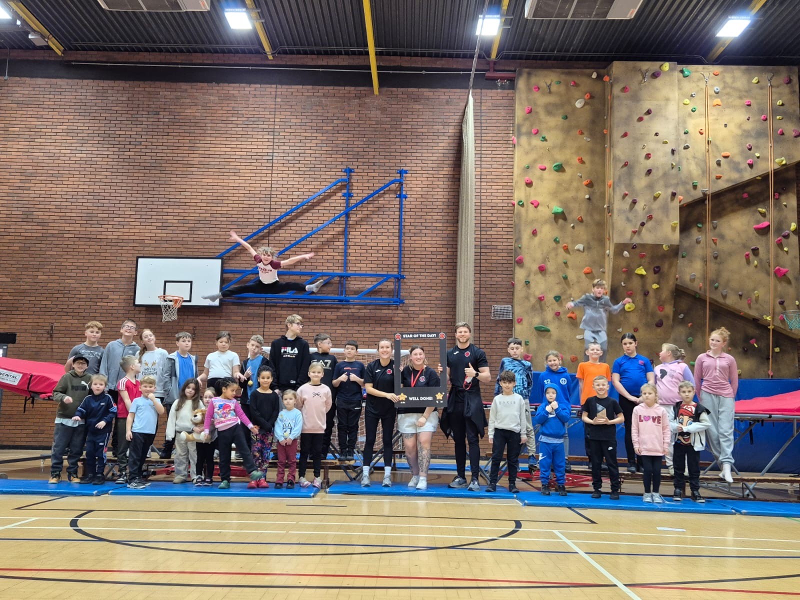 A man doing surf stunt