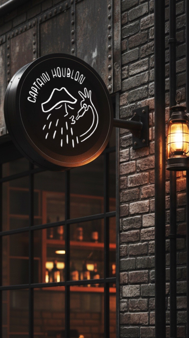 Identité visuelle illustrée pour une cave à bière