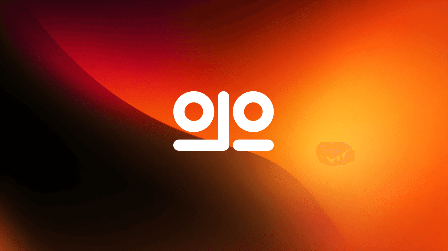 orange red card studio background