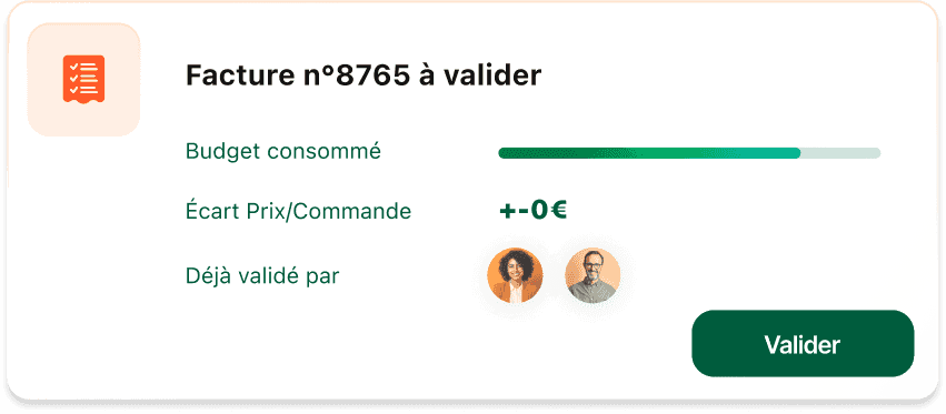 Visuel facture à valider