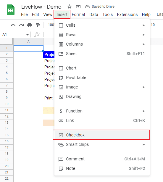 How to Add a Check Box in