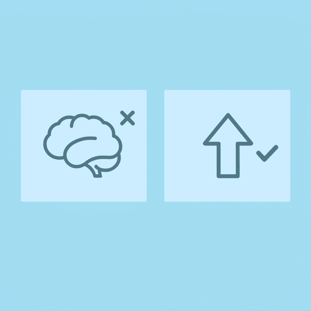 Before and after comparison: cluttered classroom causing overwhelm versus organized themed classroom supporting learning