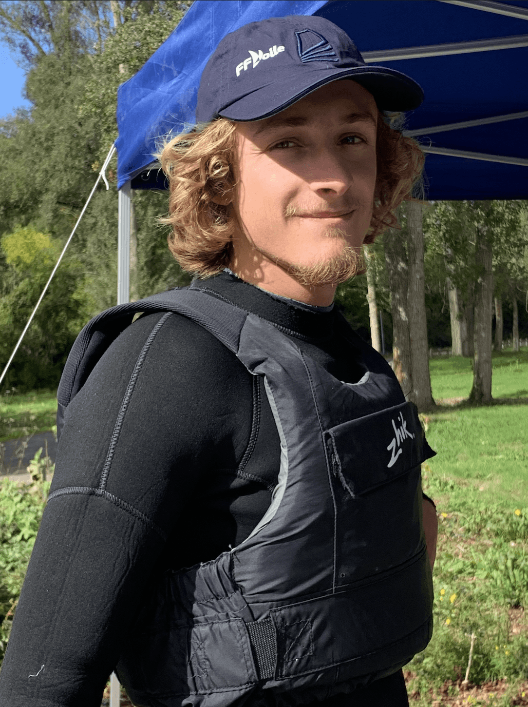 Founder Ronan Ohier working on hand-drawn yacht sketches at the studio in France.