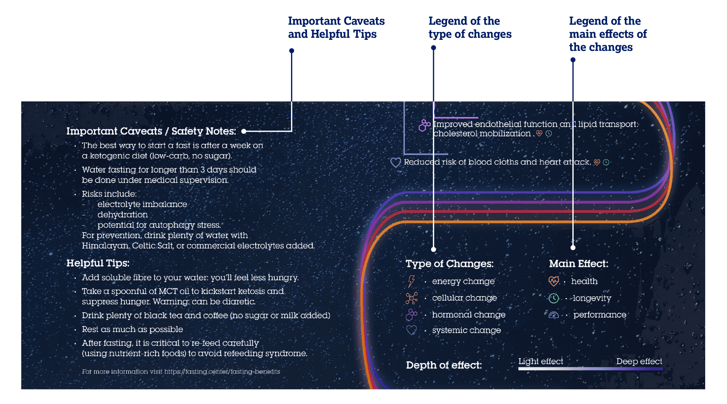 Type choices for the infographic