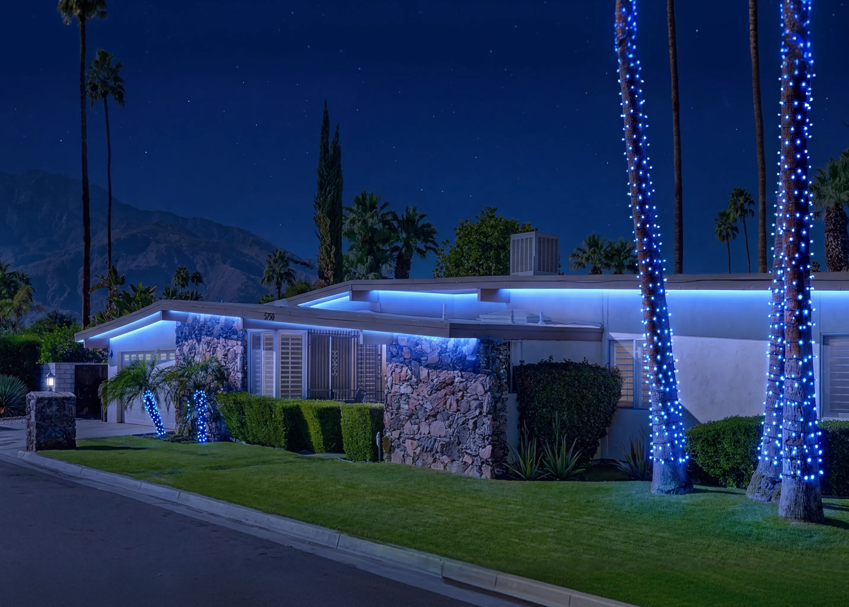 palm springs lights