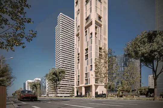 تصميم برج أفاق السكني من 25 دورًا بحي الصحافة بالرياض — من أعمال أركان العز