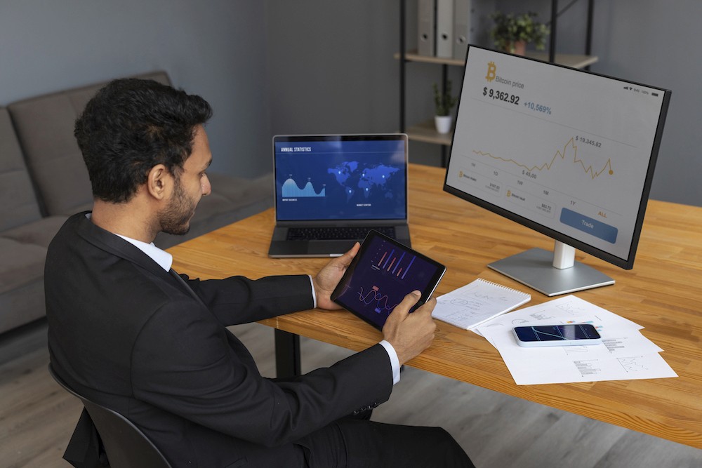 Athlete winning a race