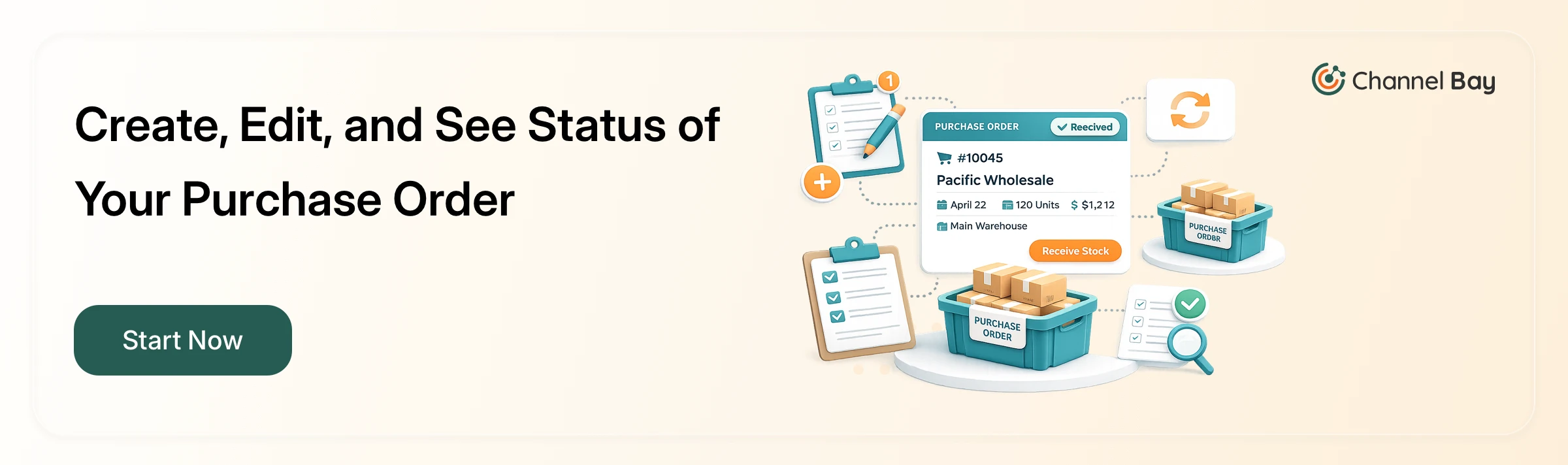 Create a Purchase order in Shopify