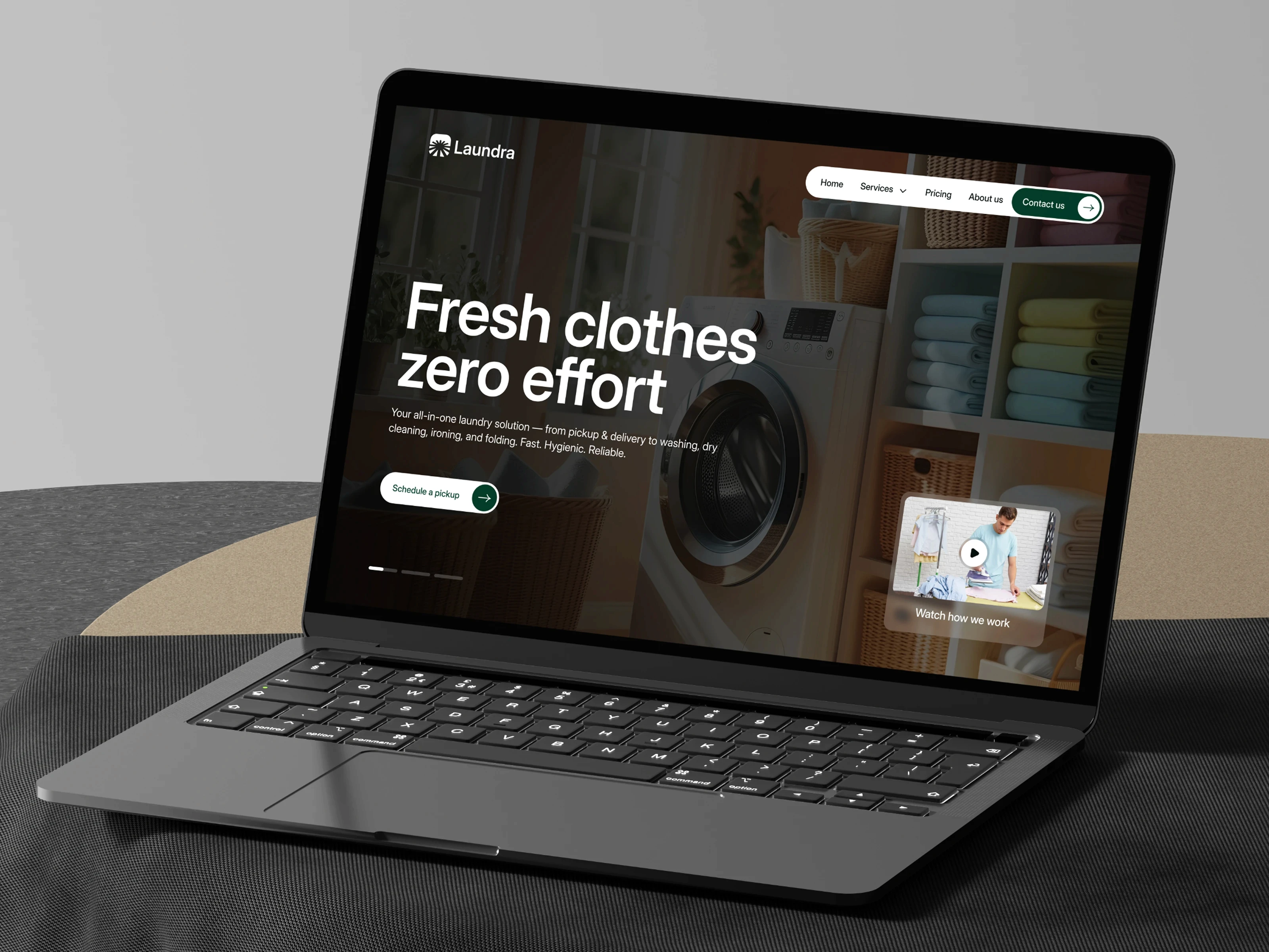 Laundry Service Business Template
