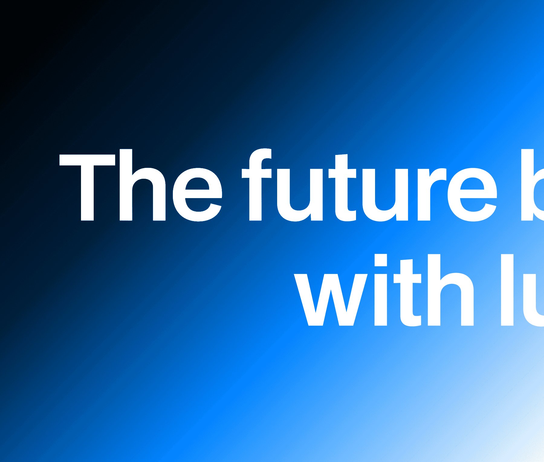 An image that says "The future begins with Framer"