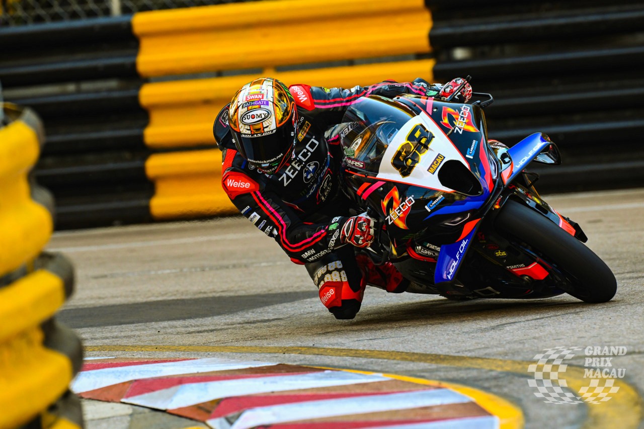 Davey Todd on the motorcyle at the Macau GP